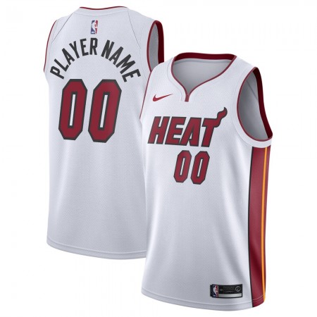 Herren NBA Miami Heat Trikot Benutzerdefinierte Nike 2020-2021 Association Edition Swingman